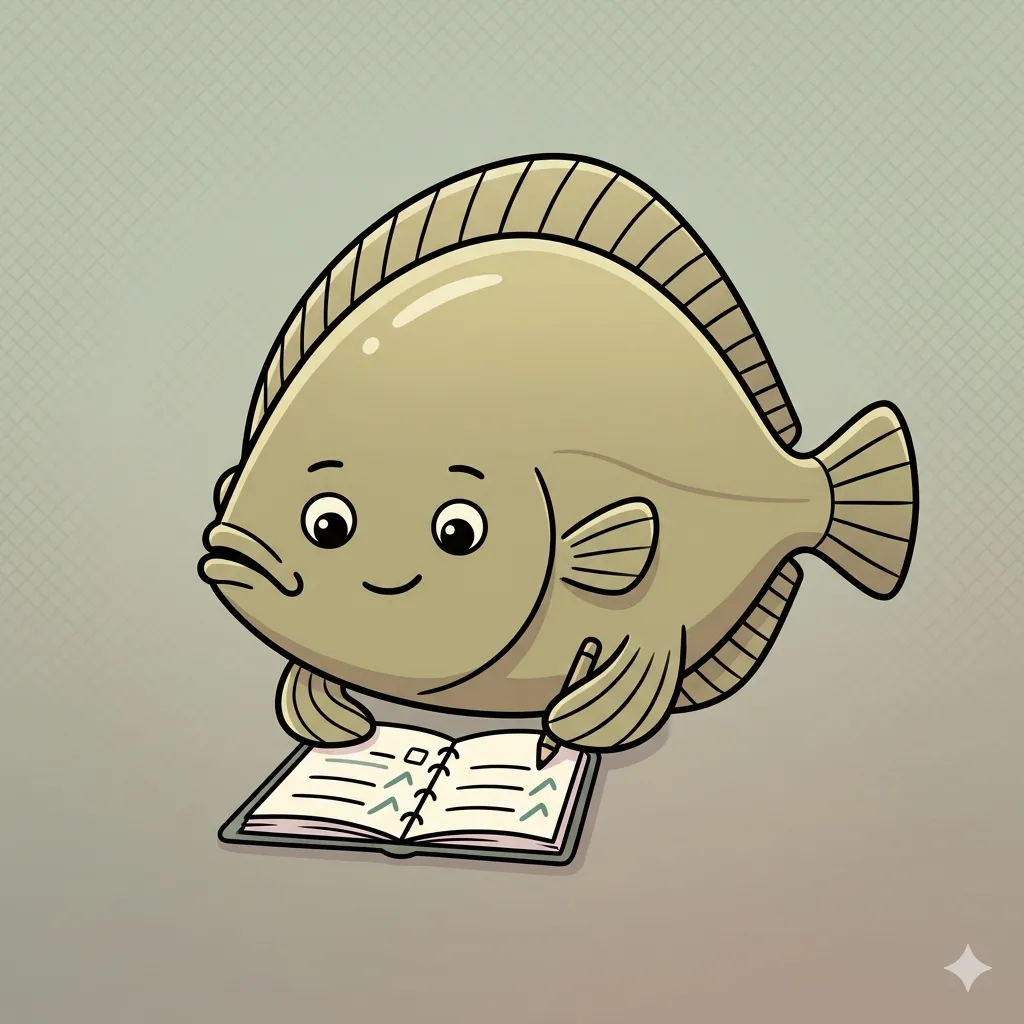 カレイのイラスト