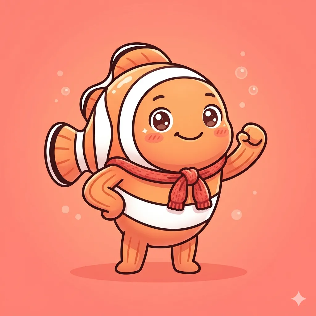 クマノミのイラスト