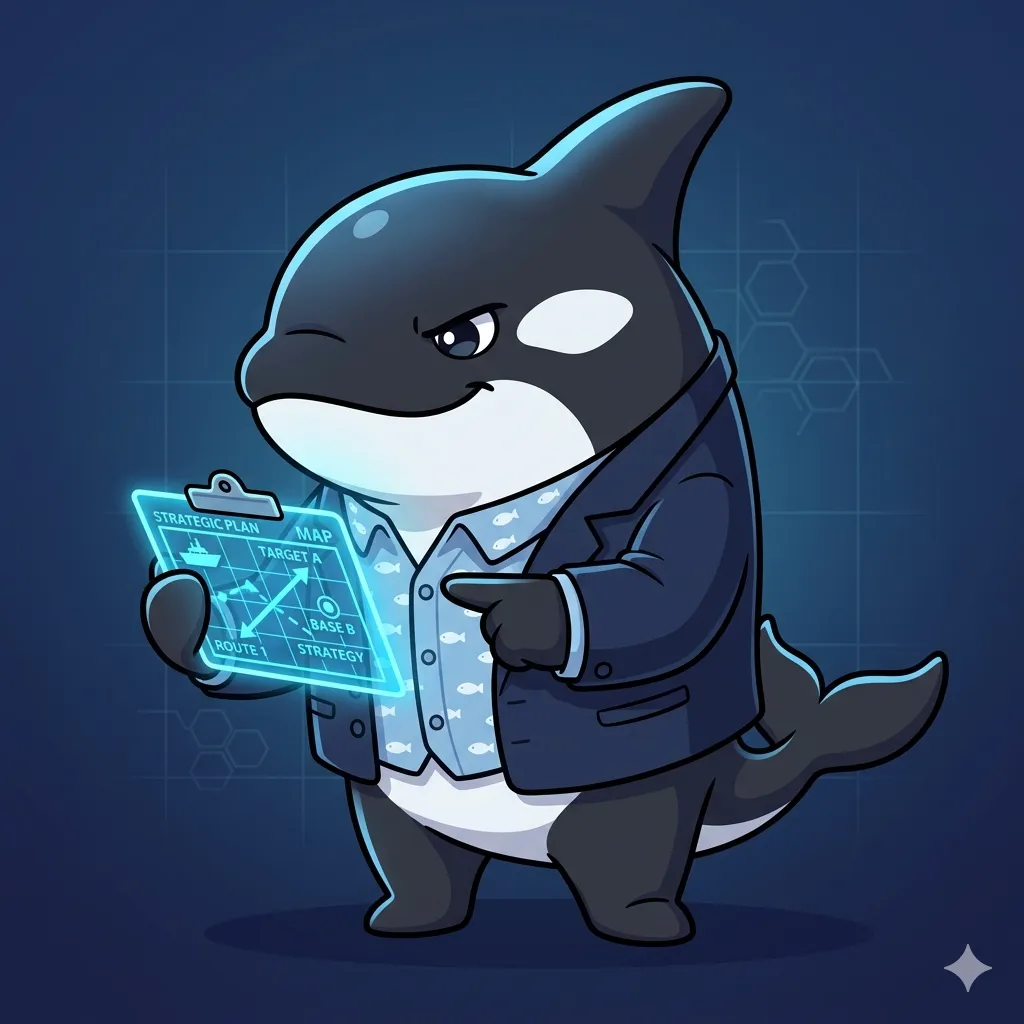 シャチのイラスト