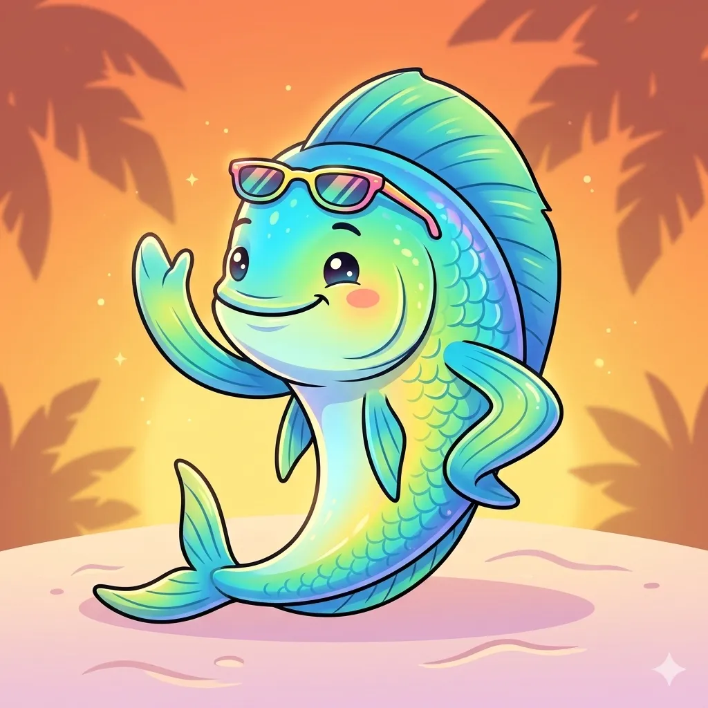 シイラのイラスト